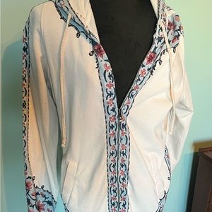 Vintage lucky brand zip front hoodie